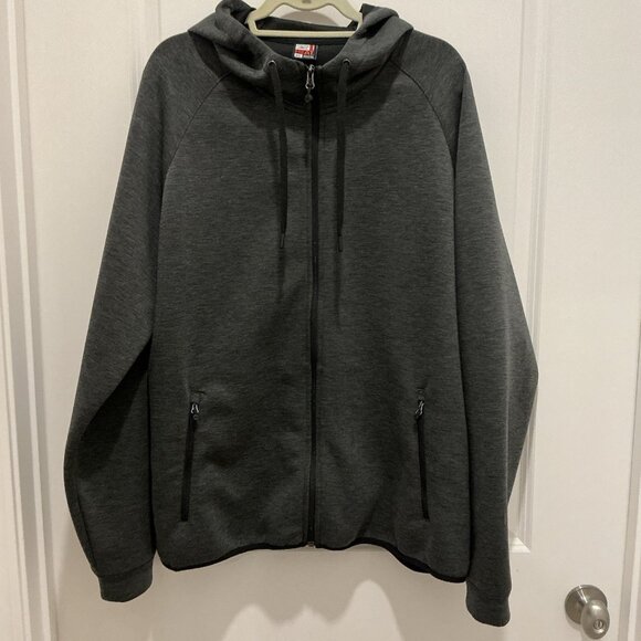 32 Degrees Other - 32 Degrees Full Zip Hoodie XXL Grey Black Zipper & Pockets Stretch Material